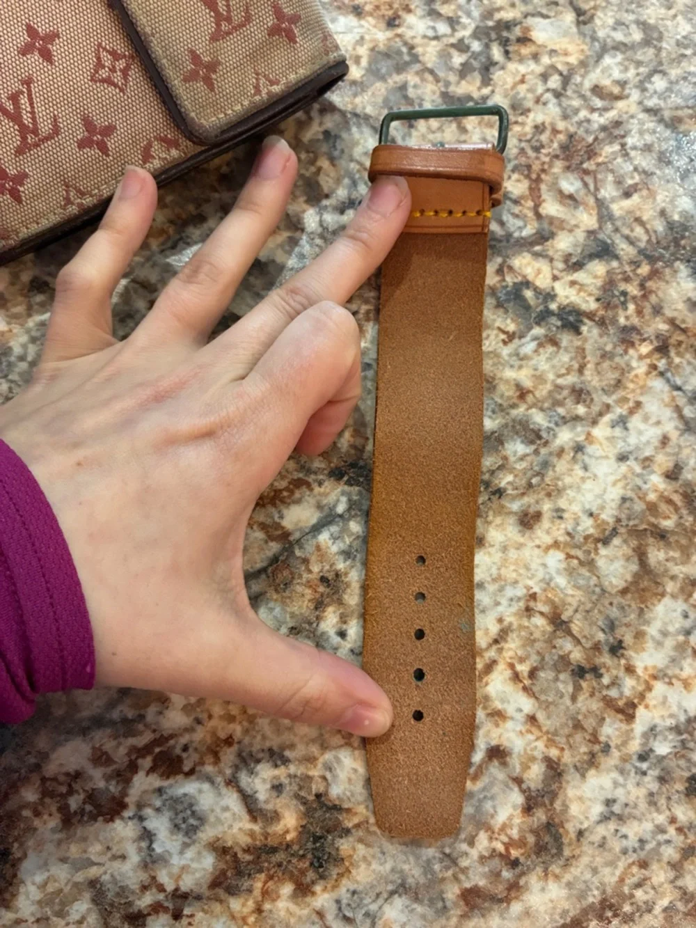 Louis Vuitton Vachetta Leather Buckle Straps SET OF TWO - Picture 5 of 5